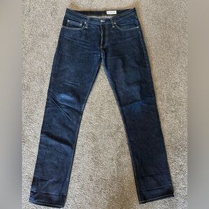 Gustin Japan One Seven, 17oz Selvedge Denim, 35 Slim, low wear